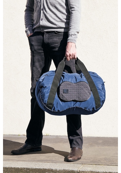 Lexon Peanut Duffle Seyahat Çantası Metalik Gri