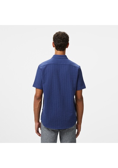 Nautica Erkek Lacivert Classic Fit Gömlek Düz W55412t Lacivert