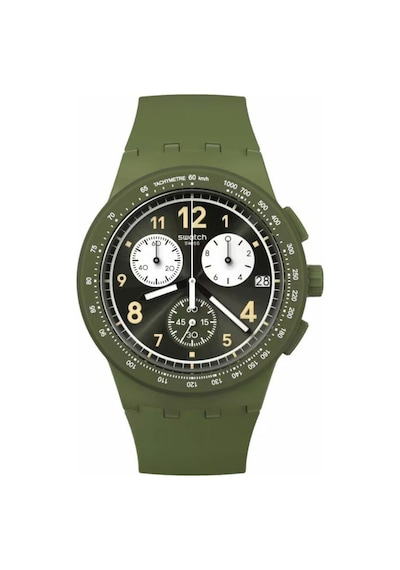 Swatch Susg406 Nothing Basic About Green Erkek Kol Saati Yeşil