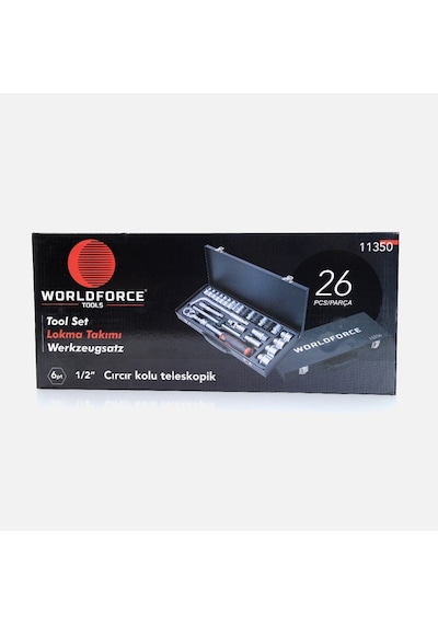 Worldforce Lokma Takımı 26 Parça S-ultra 1/2'' Uzatmalı Cırcır - 11350