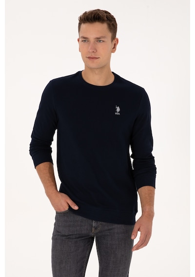U.S. Polo Assn. Erkek Regular Fit Bisiklet Yaka Lacivert Sweatshirt 50310310-VR033 U.S. Polo Assn. Erkek Regular Fit Bisiklet Yaka Lacivert Sweatshirt 50310310-VR033