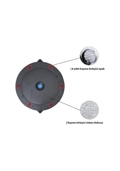 Delta Bosu Ball 62 Cm Çap Pompalı Use Bba391