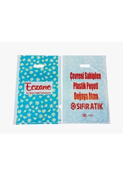 Eczane Poşeti Bio Büyük El Geçme 100 Adet 28 x 40 CM