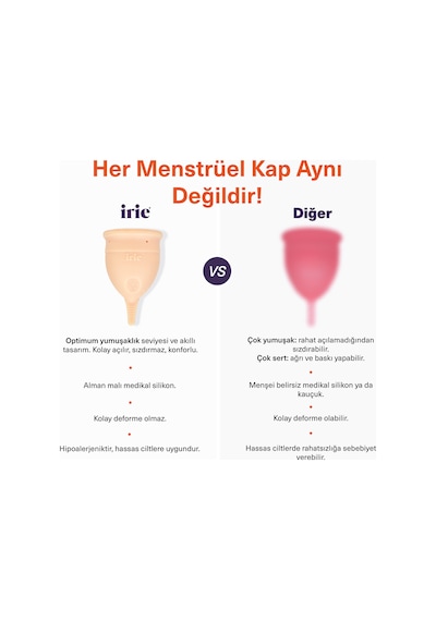 Irie Adet Kabı Menstrual Cup 2'li Paket [[Small + Small]]