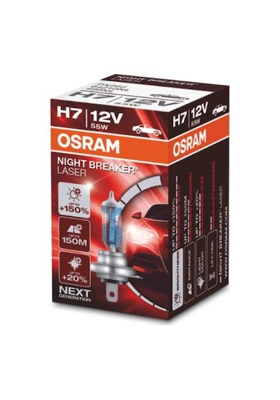 Osram Araç Lambası H7 Osram Night Breaker Laser +150% 64210nl 151280696