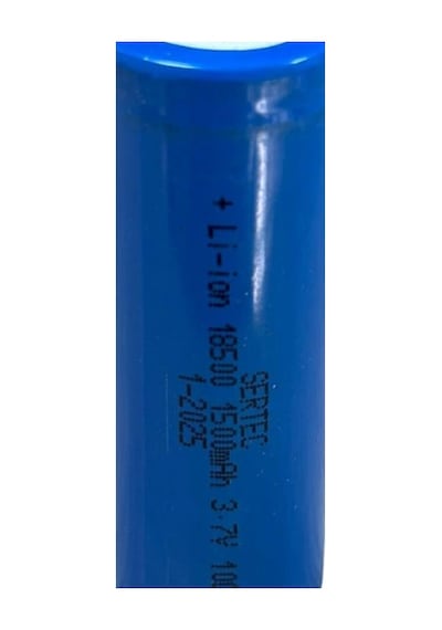 Sertec 3.7v Li-ion 18500 1500 Mah 10c Şarjlı Pil Evimdeyokyok