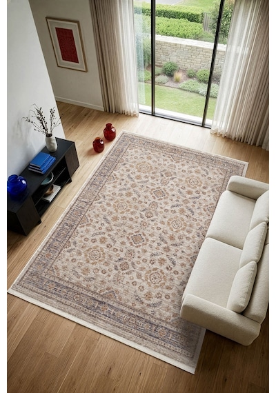 Midas Mp003r Gri Renkli Vintage Modern Salon Koridor Yatak Ve Oturma Odası Halısı