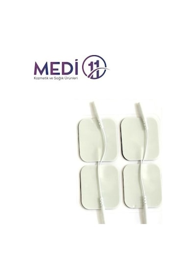 Kablolu Tens Cihazı Elektrodu 5X5 Cm 4 Lü Paket Elektrot Pedi