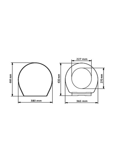 Housera Duroplast C Model Klozet Kapağı Beyaz