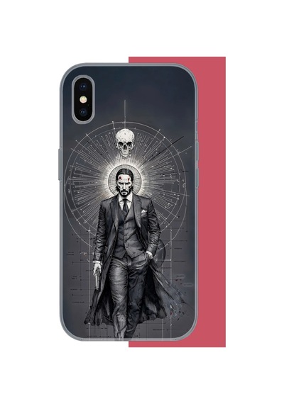 İphone Xs Max Uyumlu Baba Yaga Uv Baskılı Silikon Kılıf Renkli