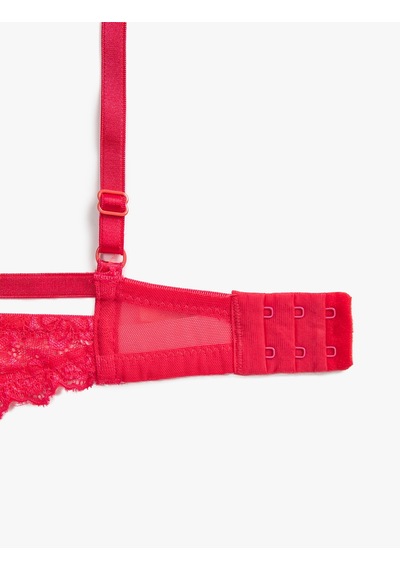 Koton Destekli Sütyen Ekstra Dolgulu Balenli Pembe 2slk10071mk Pembe