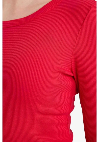 Defacto Slim Fit Basic Kırmızı Kadın Uzun Kollu T-shirt E5767ax/rd286 Kırmızı