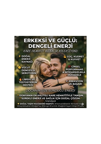 Hematit Bileklik - Hematit Taşı Bileklik - Kare Hematit Taşı Bileklik Gri Gri