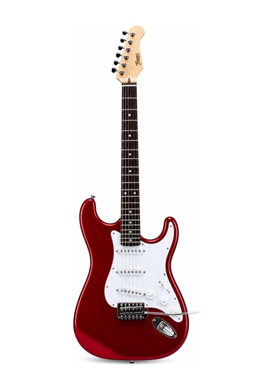 Torres St-40rd Elektro Gitar Seti Kırmızı Stratocaster + Full Set Kılıf Kapo Askı Akort Pena - 8697014634176