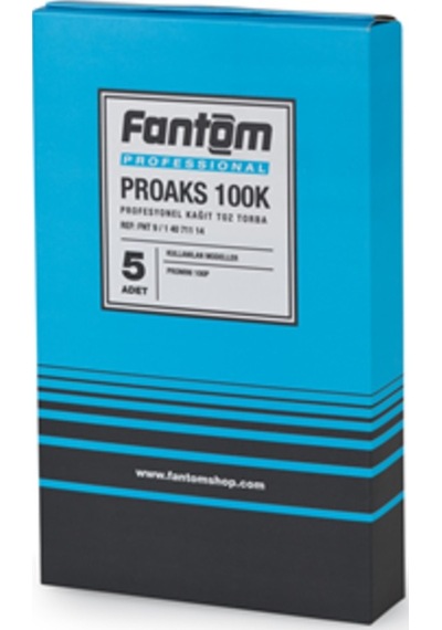 Proaks 100K Profesyonel Kağıt Toz Torba 5'Li Paket