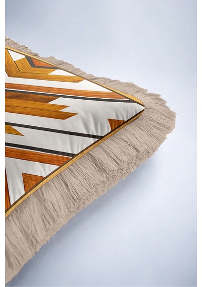 Boho Etnik Geometrik Ahşap Saçaklı Yastık Kılıfı - Aztek Rustik Hardal Krem Püsküllü Kırlent Kılıfı Uzak Lagün Saten Boho Etnik Geometrik Ahşap Saçaklı Yastık Kılıfı - Aztek Rustik Hardal Krem Püsküllü Kırlent Kılıfı Uzak Lagün Saten