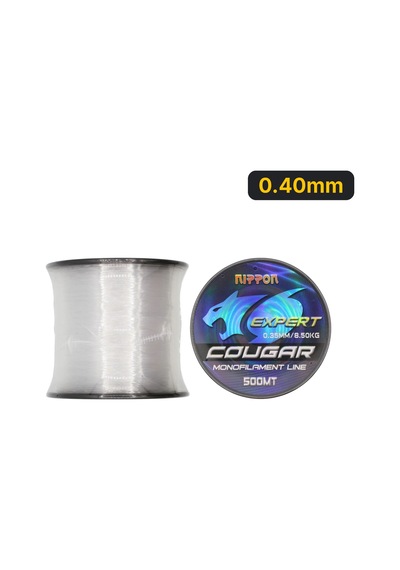 Nippon Cougar Misina 500 Mt Beyaz 0.40mm