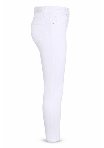 Double Slim Skinny Beyaz Kadın Jean Pantolon 3529