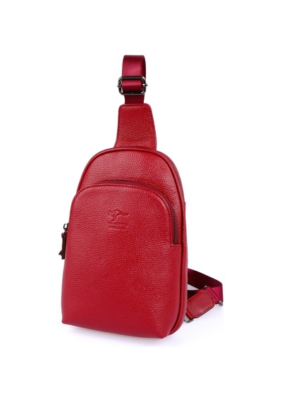 Çapraz Tek Omuz Askılı Hakiki Deri Sportif Çanta Kangaroo K. 8155