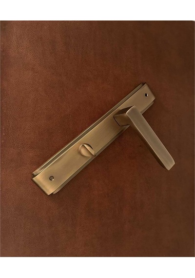 Bella Antik Sarı Lüx Zamak Aynalı Wc Banyo Kapı Kolu Sağ Basar 1 Takım