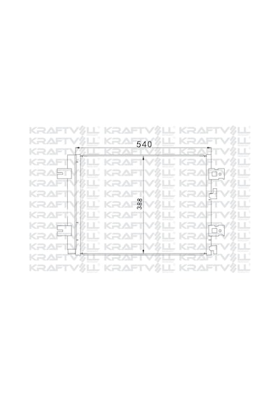 Klıma Radyatoru Kondanser Dacıa Duster Logan Iı Sandero Iı Lodgy 1.2 , 1.4 , 1.5 Dcı 1.6 Kraftvoll 08060104