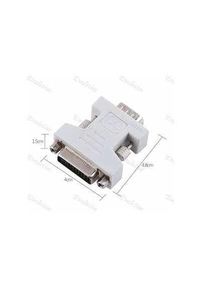 Vga Erkek To Dvı -I 24+5 Dişi Çevirici 4869P Dönüştürücü Adaptor
