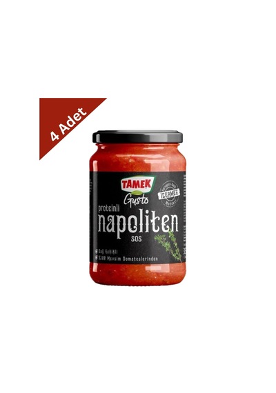 Tamek Gusto Proteinli Napoliten Sos 350 G X 4 Adet - Besleyici Ve Lezzetli Sos