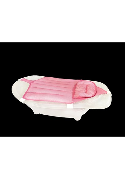 Sema Baby Köpüklü Kafa Destekli Bebek Banyo Filesi - Pembe