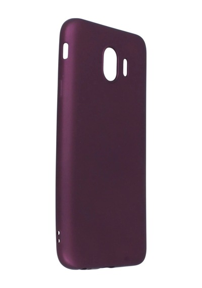 Newface - 134 - Samsung Galaxy Uyumlu J4 Kılıf First Silikon - Csmo-tex - - Mürdüm