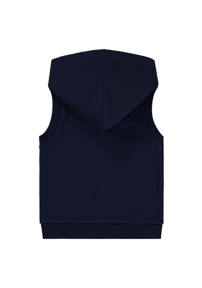 Civil Baby Civil Basic Timeless Kapüşonlu 6-18 Ay Yelek - Lacivert
