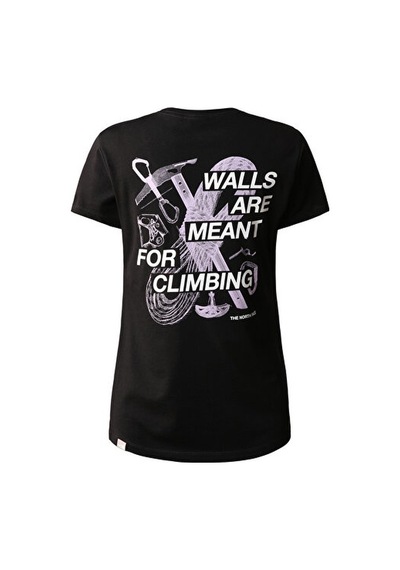 The North Face W Outdoor Graphic Tee Kadın Günlük Tişört Nf0a827mjk31 Siyah SIYAH