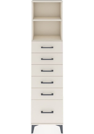 Arges Dolap 2 Raflı 6 Çekmeceli 44x30x182 Aytaşı-aytaşı Aytası