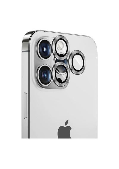 İphone 14 Pro 14 Pro Max Siyah Için Kamera Lens Koruyucu Çizilmez Hd Görüntü Bozmaz Metal Temperli Cam