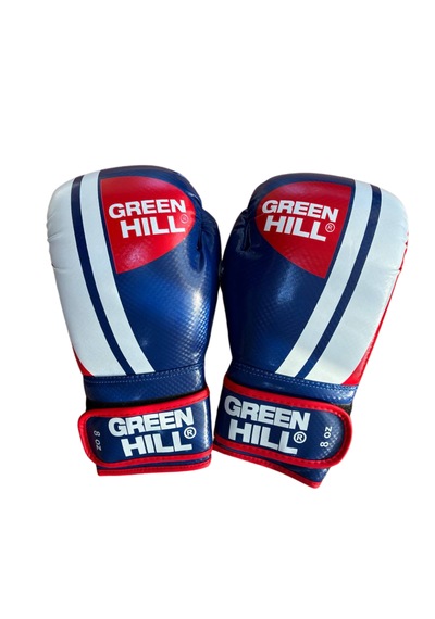 Green Hill Knockout Boks Eldiveni - Mavi