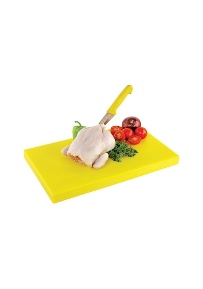 Türkay Polietilen Kesme Tahtası, Kesim Levhası Sarı 40X60X2 Cm
