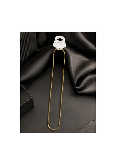 Çelik Renk Atmaz Zincir Kolye 55 Cm 1.8mm Altın - 907832713 Altın