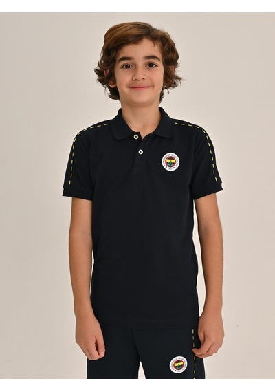 Fenerbahçe Lacivert Tribün Basic Çocuk Polo Tshirt Fb Laci Yeni