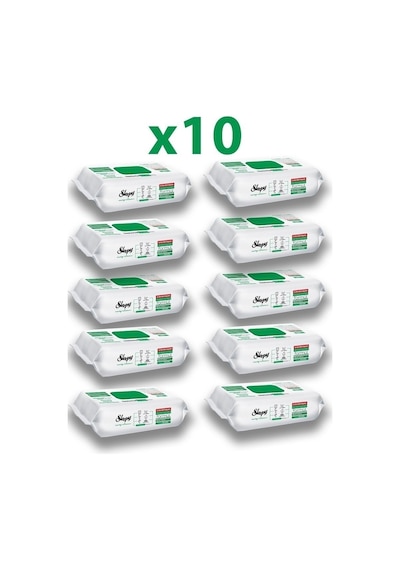 Sleepy Sleepy Easy Clean Beyaz Sabun Katkılı Yüzey Temizlik Havlusu 100'lü - 10 Adet Tekli