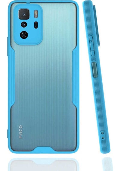 Xiaomi Poco X3 Gt Kılıf Zore Parfe Kenarları Pastel Renk Silikon