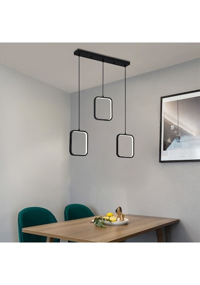 Tra30601 Eco 3X(30X30 Cm) Led Avize Sarkıt Üçkare