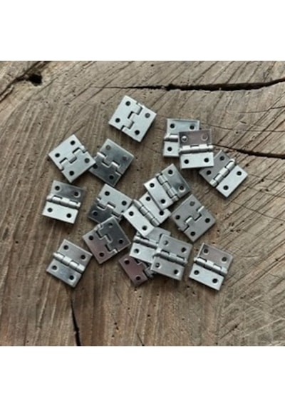 Dmr 1cm Mini Menteşe Nikel Renk Tavla Ve Kutu Menteşe 10 10mm 12adet