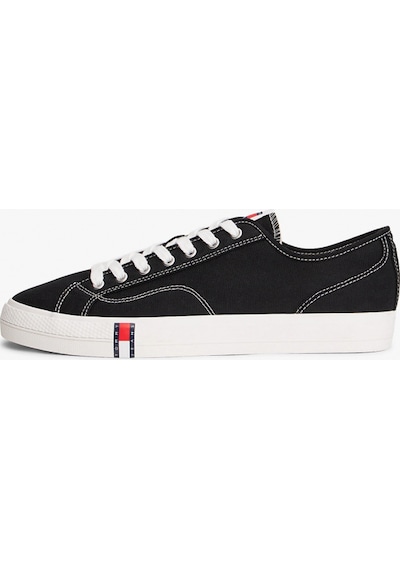 Tommy Hilfiger Arşiv Vulkanize Y2k Erkek Siyah Sneaker Em0em01674bds Siyah