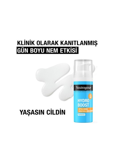 Ayrex Nemlendirici Fluid Hydro Boost Spf 50 50 Ml Pompalı Şişe Hyalüronik Asit, Provitamin B5 Ve Niasinamid İ