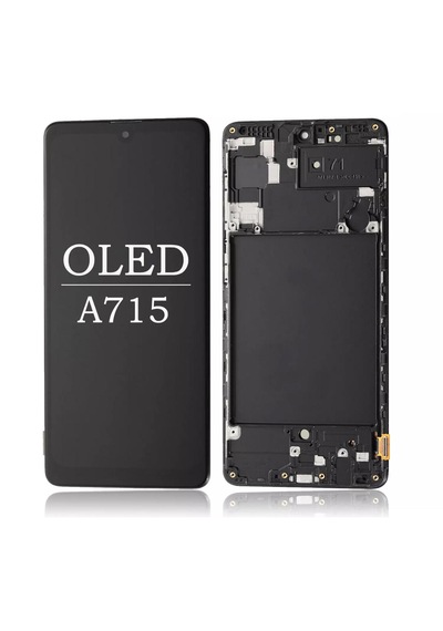 Samsung Galaxy Uyumlu A71 Sm A715f Lcd Ekran Dokunmatik Çıtalı