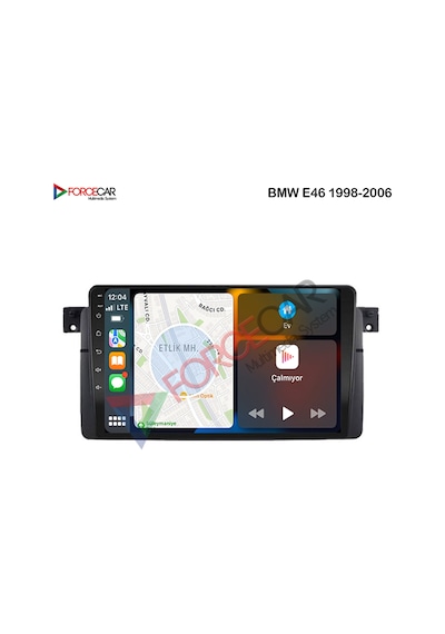BMW E46  ANDROİD MULTİMEDYA 2_32 KABLOSUZ CARPLAY