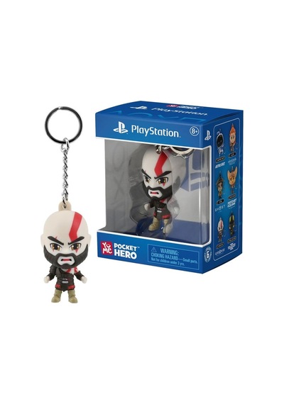 Yume Toys Playstation Pocket Hero Anahtarlık - Kratos 11370