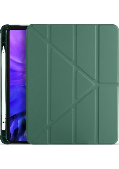 Apple Uyumlu iPad 5. Nesil Kılıf 9.7" Kalem Bölmeli Smart Standlı Kılıf