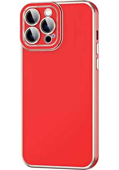 Apple Uyumlu iPhone 15 Pro Max Kılıf Luxury Seri Kamera Korumalı Silikon Kapak