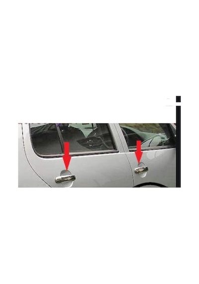 Seat Altea 2004 Krom Kapı Kolu 4 Kapı Paslanmaz Çelik 8 Parça