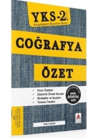 YKS 2.Oturum Coğrafya Özet  -  Adile Dokak  -  Delta Kültür